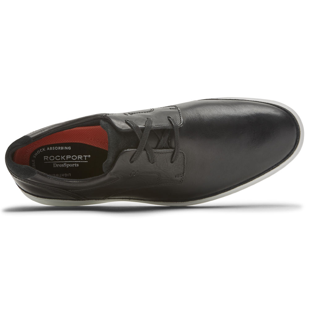 Rockport Singapore Mens Sneakers - Dress Sports 2 Go Plain Toe Black - OE1526387